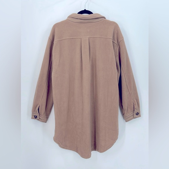 (#79) LOVE TREE Fleece Shacket - Picture 6 of 6